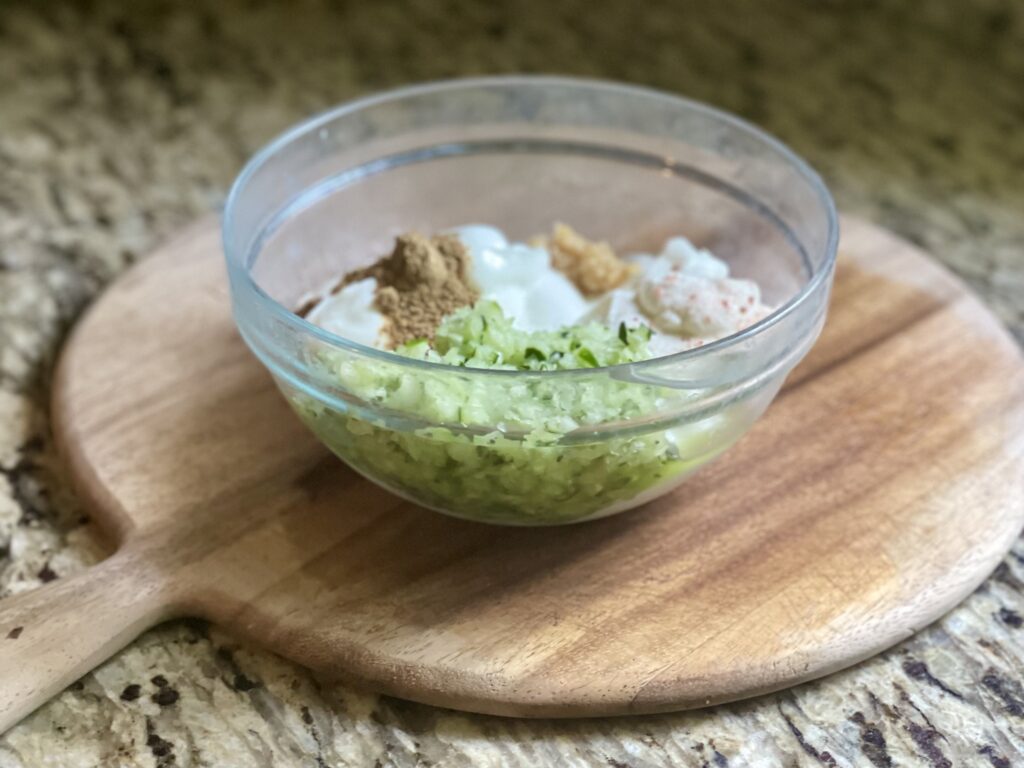 Creamy Cucumber Sauce Ingredients