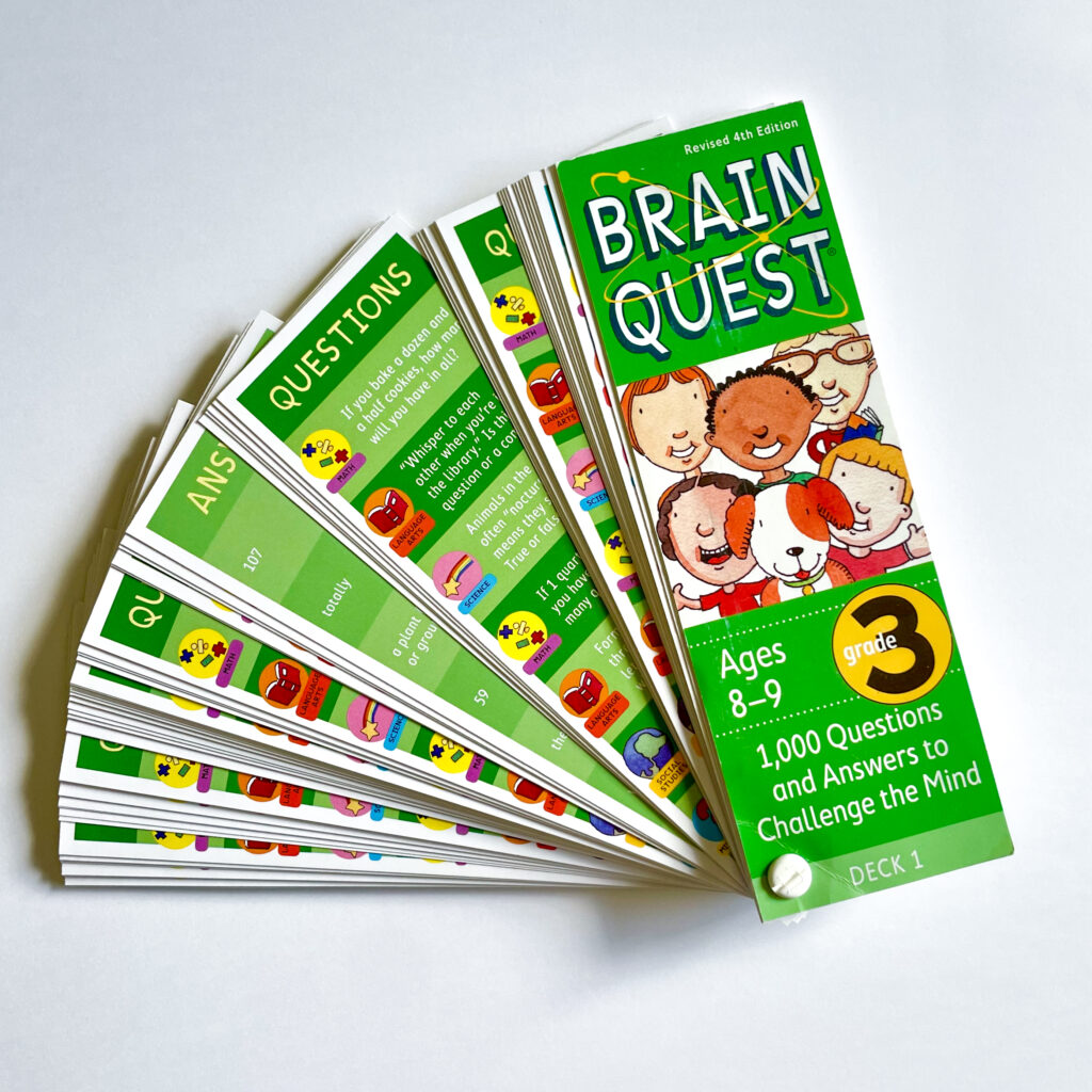 Brain Quest game for teachers