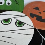 Set of four DIY Halloween Coasters