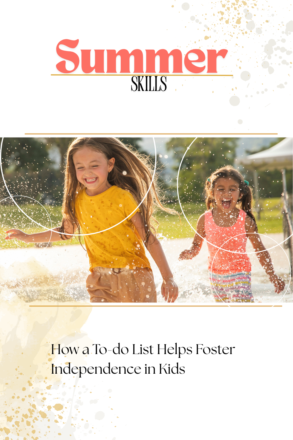Summer to-do list fosters independent kids