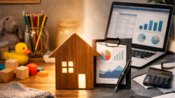 A warm home system on the left vs a business system on the right.