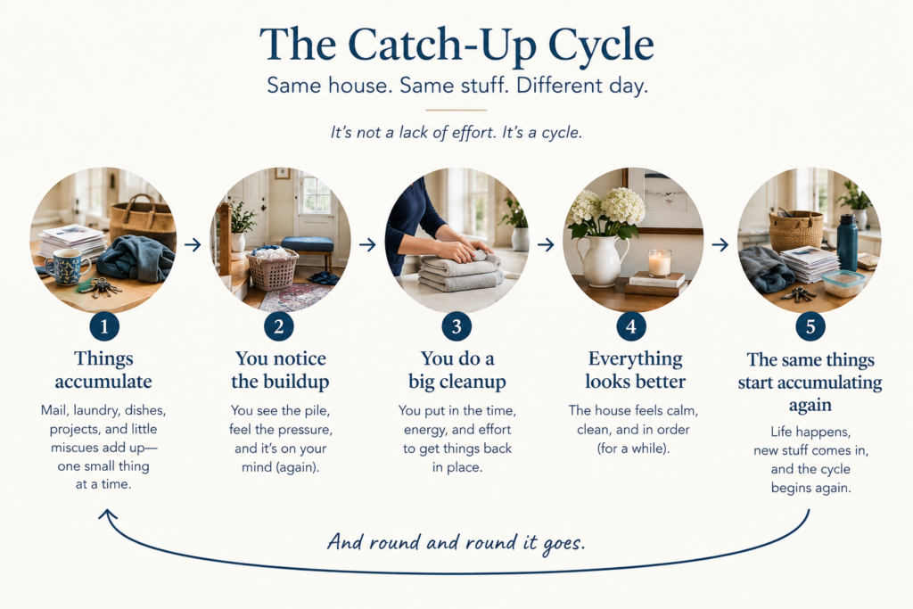 The catch-up cycle diagram.